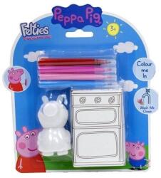SAMBRO Peppa Malac Kiszínezhető Filc Figura - 18x20 cm