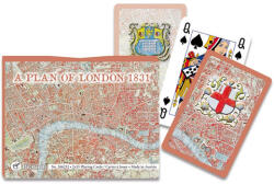 Piatnik London Térképe 1831 Francia-Römi Kártya
