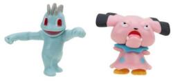 Pokémon Figura Szett - Machop & Snubbull, 5 cm