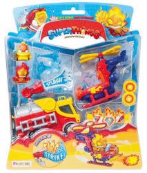 Flair Flair Toys, SuperThings: A nagy tűzvész játékszett 2 figurával - Lányoknak és fiúknak, 3 éves kortól