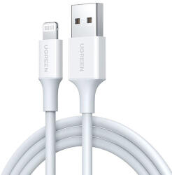 UGREEN Lightning Kábel USB 2.4A US155, 0, 5 m, Fehér (80313)