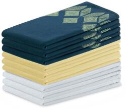 AmeliaHome LETTY Konyharuha nyomott modern motívum 50x70, Sárga, Fehér, Zöld