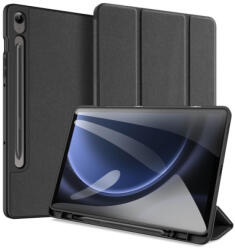 Dux Ducis Samsung Galaxy Tab S9 FE WIFI (SM-X510), Galaxy Tab S9 FE LTE (SM-X516), Dux Ducis Domo tablet tok, Asztali tartó, Fekete