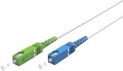 Goobay 59624 Optikai Patch Kábel - OS2 Simplex, 20 m, Fehér