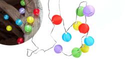 Timeless Tools Party lampion, 10 LED-es, elemes