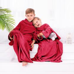 Takaró Lazykids piros sima klasszikus 90x105 DecoKing (FLHF2959)