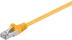 Goobay F/UTP CAT5e Patch Kábel - 20 m, Sárga