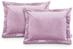 AmeliaHome Díszpárnahuzat VELVET szín púderrózsaszín stílus glamour bársony 50x70 ameliahome