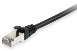 Equip S/FTP CAT6 Patch Kábel - 10 m, Fekete (605596)