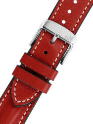 Morellato Curea din piele Morellato Sailing M 5617C03.083, roșu 18 mm