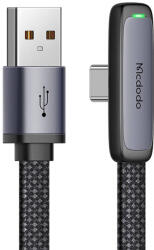 Mcdodo CA-3341 USB-A Apa - USB Type-C Apa Adat és Töltő Kábel - 1.8 m, Fekete