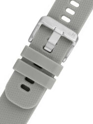 Morellato Curea din silicon Morellato Byte M 5654187.093, gri, Quick Release 18 mm