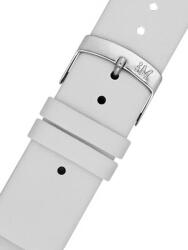 Morellato Curea din piele Morellato Large M 3076875.017, alb 18 mm