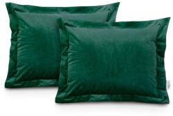 AmeliaHome Díszpárnahuzat VELVET szín üvegzöld stílus glamour bársony 50x70 ameliahome
