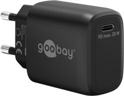 Goobay 65405 USB Type-C GAN Hálózati Töltő - 20W, Fekete