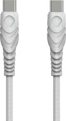 Biond BIO-12-TT USB Type-C Apa - USB Type-C Apa Adat és Töltő Kábel - 1.2 m, Fehér