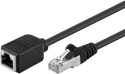 Goobay F/UTP CAT 5e Patch Kábel - 5 m, Fekete