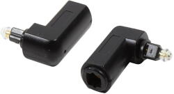 LogiLink Adaptor audio Logilink (90 ), Toslink/M Toslink/F, negru