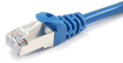 Equip S/FTP CAT6 Patch Kábel - 10 m, Kék (605536)