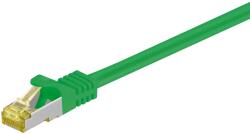 Goobay S/FTP CAT6a Patch Kábel - 5 m, Zöld