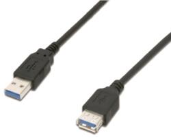 M-CAB 7001167 USB 3.0 Hosszabbító Kábel - 1.8 m, Fekete