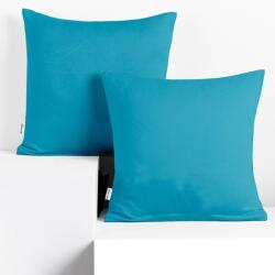 DecoKing Díszpárnahuzat AMBER kék dzsörzé 80x80 DecoKing