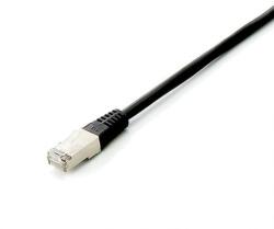 Equip S/FTP CAT6a Patch Kábel - 0, 5 m, Fekete