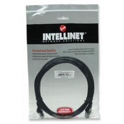 Intellinet hálózati Kábel RJ45, Cat6 UTP - 2 m, Fekete, 100% Réz