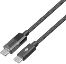 TB AKTBXKUCCIND10B USB-C Apa - USB-C Apa 2.0 Adat és Töltőkábel - 1 m, Fekete