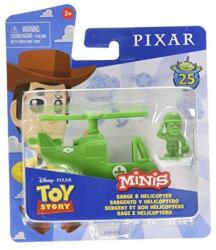 Mattel Toy Story Minis Őrmester Figura Helikopterrel - 14x15 cm