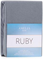 Lepedő RUBY grafitszürke frottír 200-220x200 AmeliaHome (120014658)