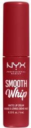 NYX Cosmetics Smooth Whip Matte Lip Cream habosított állagú rúzs a tökéletesen sima ajkakért 4 ml árnyék 14 Velvet Robe