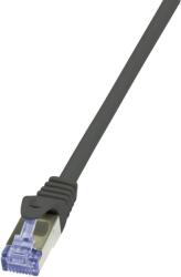 LogiLink S/FTP CAT7 Patch Kábel - 7.5 m, Fekete