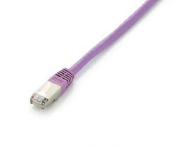 Equip S/FTP CAT6a Patch Kábel 1 m - Lila