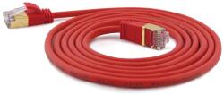 Wantec SSTP CAT7 Patch Kábel - 2 m, Piros