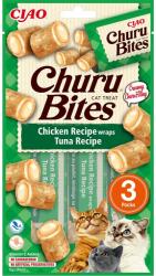 INABA Churu Bites Chicken tuna wrap 3x10g tonhal wrap a macskának
