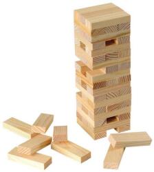 Hausmann Toytoytoy: Fa Toronyépítő Ügyességi Játék, 54 Db-Os - 3 Éves kortól