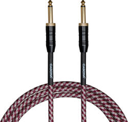 Cascha Professional Line Guitar Cable Tweed Red 3 m Drept - Drept Cablu de instrument (CCP-G2SRD3)