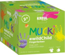 Kreul 2305 Set de vopsea pentru degete #Wildchild 8 x 150 ml (2305)