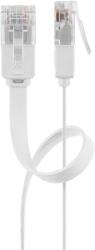 Goobay U/UTP CAT6 Lapos Patch Kábel 15 m - Fehér