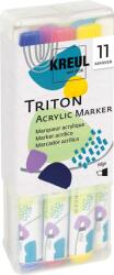 Kreul Triton Set markere textile 1 - 4 mm 11 Bucăți (<![CDATA[17860]]>)
