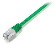 Equip S/FTP CAT6a Patch Kábel - 0, 5 m, Zöld