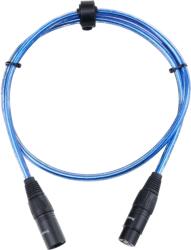 Pronomic Stage XFXM-Kék-1 Mikrofon Kábel XLR Fémes Kék 1 m (KST21686)