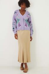 Medicine cardigan femei, culoarea roz ZBYH-SWD101_04A (RW24.SWD101)