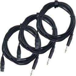 Pronomic Stage XFJ-5 Mikrofonkábel XLR/Kl 5m 3x KÉSZLET XLR (női)/jack 6.35mm mono (KST32610)
