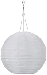 ProGarden Nagyméretű Napelemes Party Lampion - 15 LED, 40 cm, Fehér