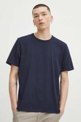 Medicine tricou din bumbac bărbați, culoarea bleumarin, uni ZPYH-TSM031_59X (RS24.TSM031)