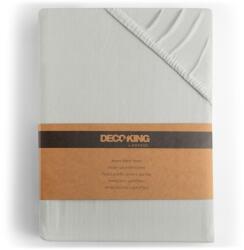  Lepedő AMBER fehér dzsörzé 180-200x200 DecoKing (120014459)