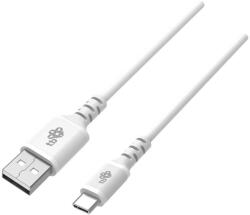 TB AKTBXKUCMISI20W USB-A Apa - USB-C Apa 2.0 Adat és Töltőkábel - 2 m, Fehér
