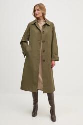 Barbour trenci Marie Showerproof femei, culoarea verde, de tranzitie, oversize 9BYX-KPD0BU_81X